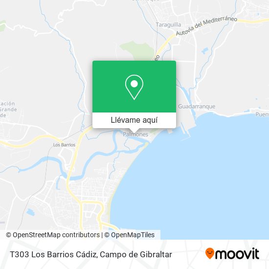 Mapa T303 Los Barrios Cádiz