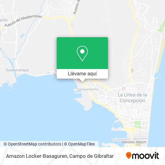 Mapa Amazon Locker-Basaguren