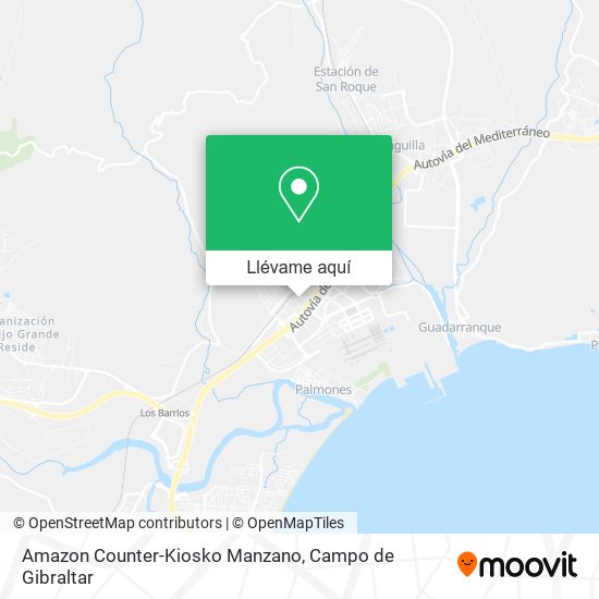 Mapa Amazon Counter-Kiosko Manzano