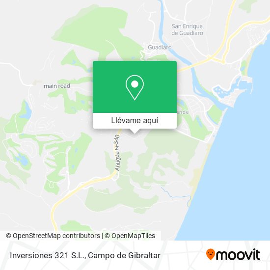 Mapa Inversiones 321 S.L.