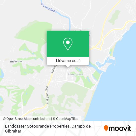 Mapa Landcaster Sotogrande Properties