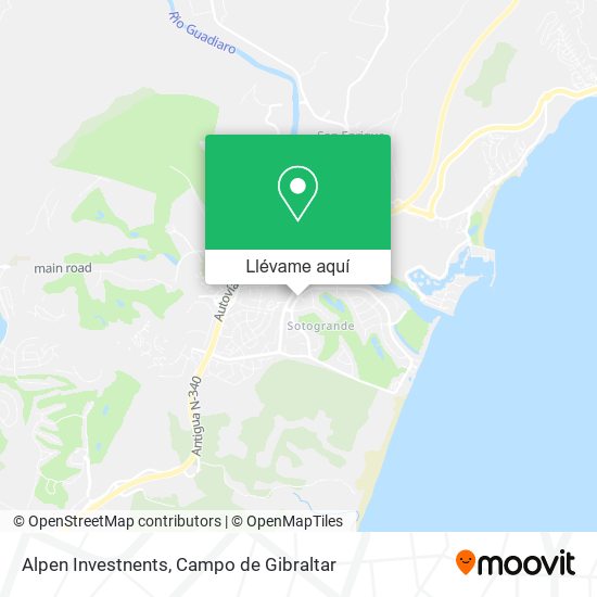 Mapa Alpen Investnents