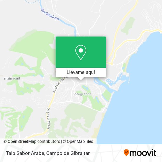 Mapa Taib Sabor Árabe
