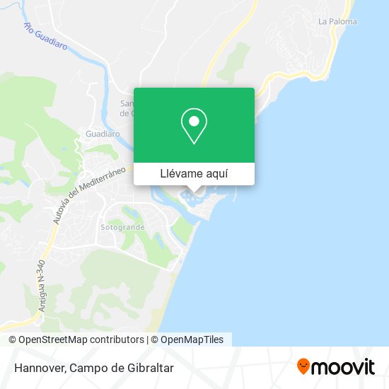 Mapa Hannover