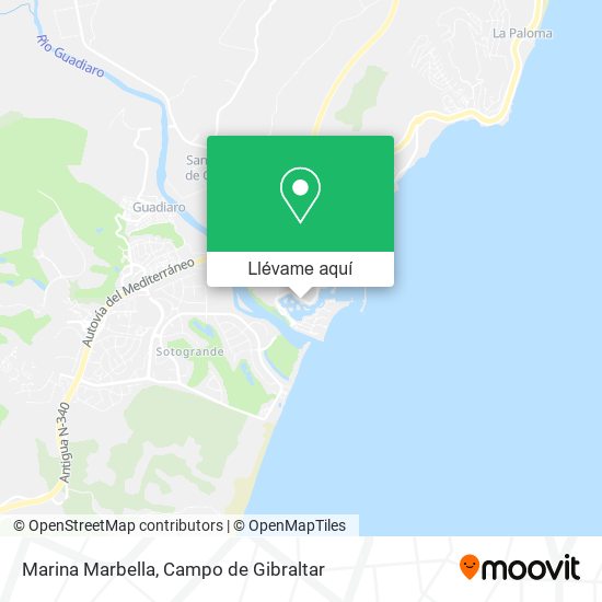 Mapa Marina Marbella