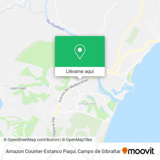 Mapa Amazon Counter-Estanco Paqui