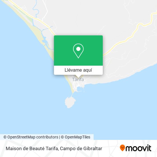 Mapa Maison de Beauté Tarifa