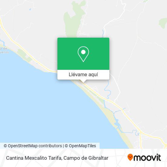 Mapa Cantina Mexcalito Tarifa