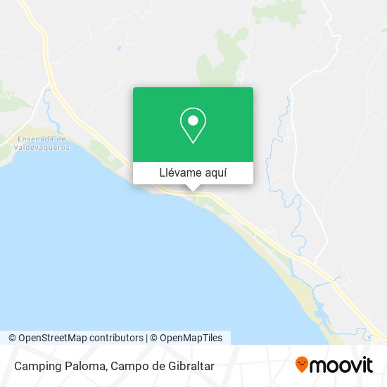Mapa Camping Paloma