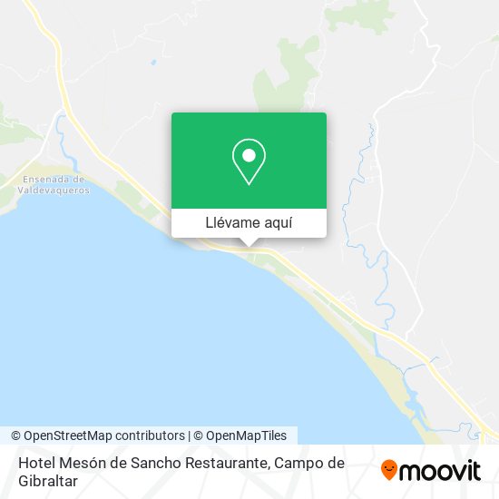 Mapa Hotel Mesón de Sancho Restaurante