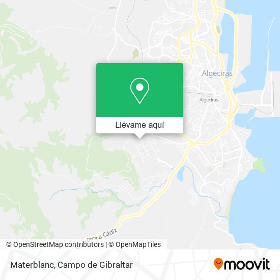 Mapa Materblanc