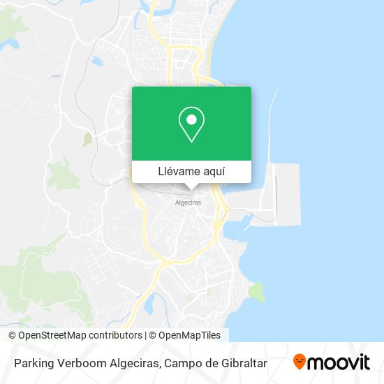 Mapa Parking Verboom Algeciras