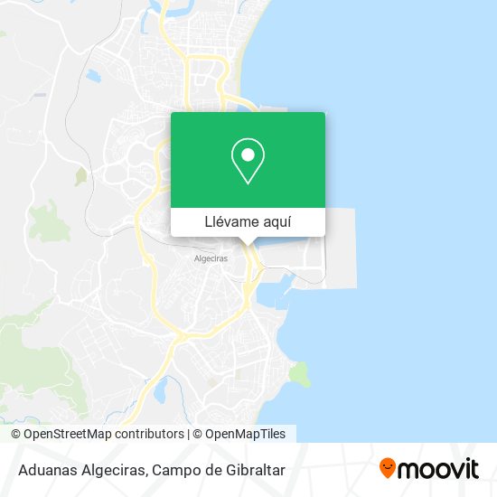 Mapa Aduanas Algeciras