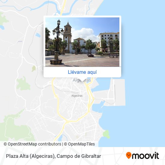 Mapa Plaza Alta (Algeciras)