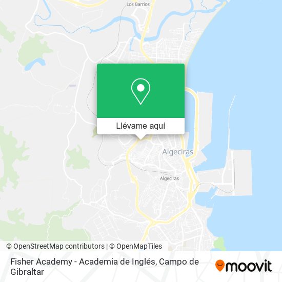 Mapa Fisher Academy - Academia de Inglés