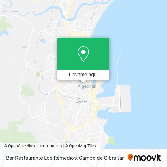 Mapa Bar Restaurante Los Remedios