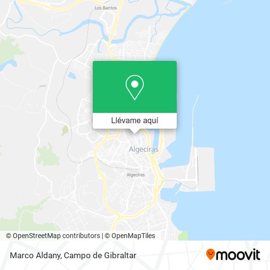 Mapa Marco Aldany