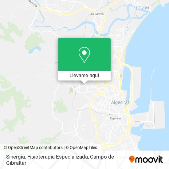 Mapa Sinergia. Fisioterapia Especializada