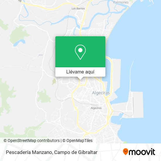 Mapa Pescadería Manzano