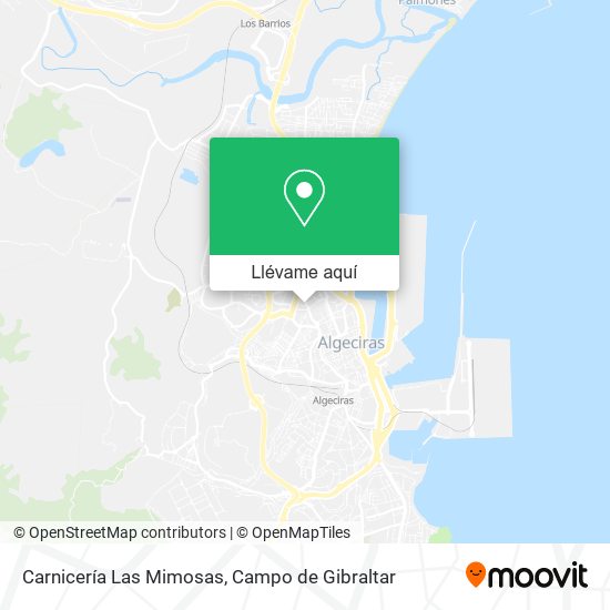 Mapa Carnicería Las Mimosas