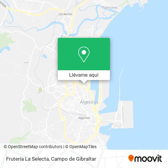 Mapa Frutería La Selecta