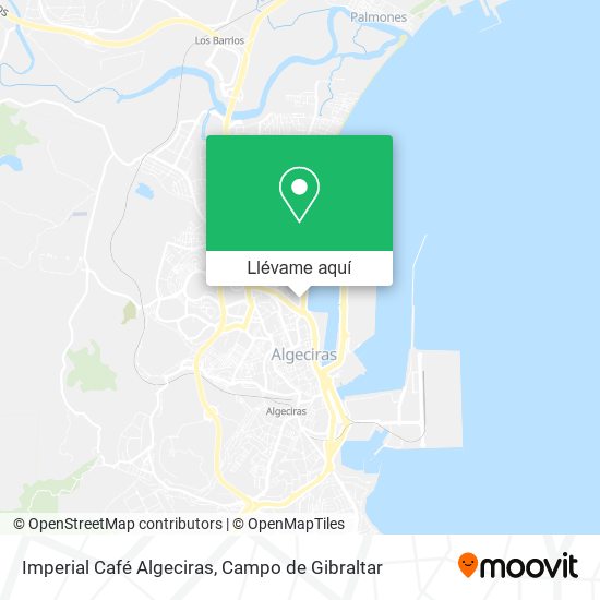 Mapa Imperial Café Algeciras