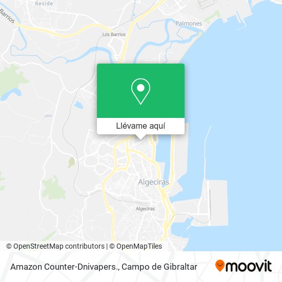 Mapa Amazon Counter-Dnivapers.