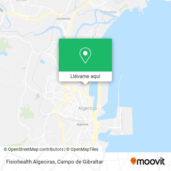 Mapa Fisiohealth Algeciras