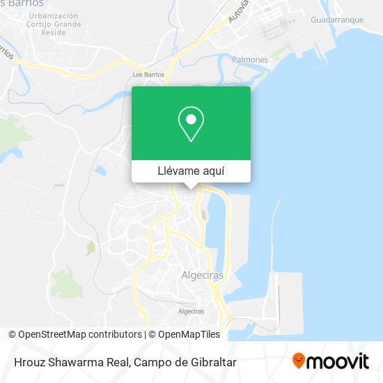 Mapa Hrouz Shawarma Real