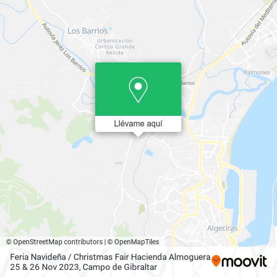Mapa Feria Navideña / Christmas Fair Hacienda Almoguera 25 & 26 Nov 2023