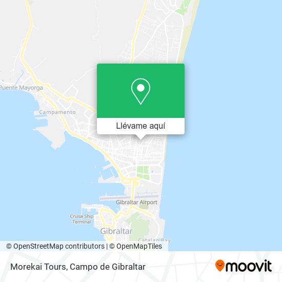 Mapa Morekai Tours