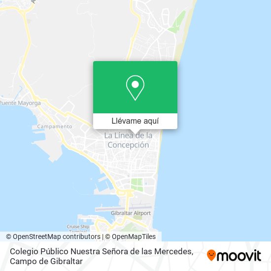 Mapa Colegio Público Nuestra Señora de las Mercedes