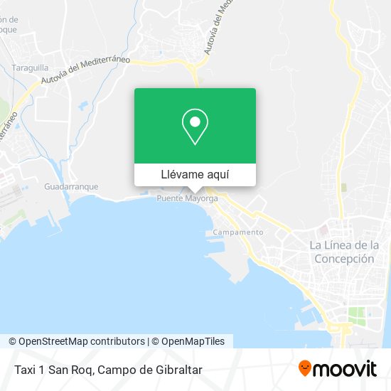 Mapa Taxi 1 San Roq