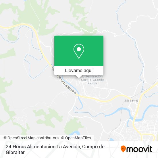 Mapa 24 Horas Alimentación La Avenida