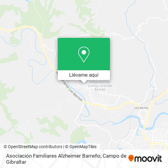 Mapa Asociación Familiares Alzheimer Barreño