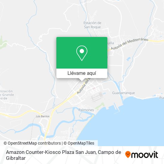 Mapa Amazon Counter-Kiosco Plaza San Juan