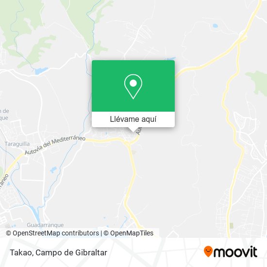 Mapa Takao