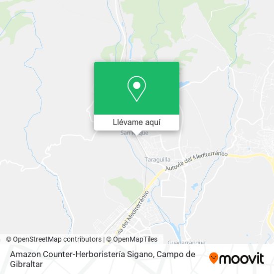 Mapa Amazon Counter-Herboristería Sigano