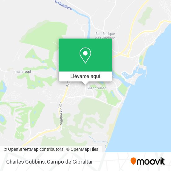 Mapa Charles Gubbins