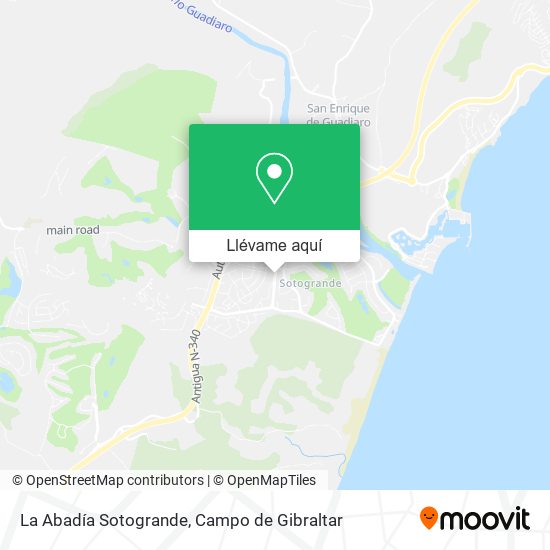 Mapa La Abadía Sotogrande