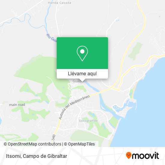 Mapa Itsomi