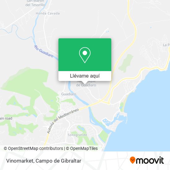 Mapa Vinomarket