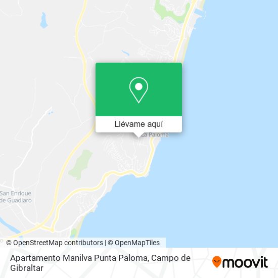 Mapa Apartamento Manilva Punta Paloma