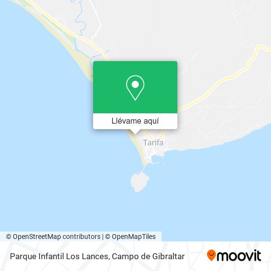 Mapa Parque Infantil Los Lances