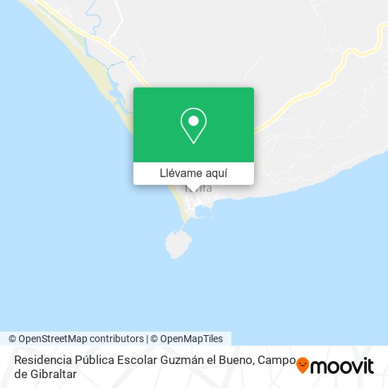 Mapa Residencia Pública Escolar Guzmán el Bueno