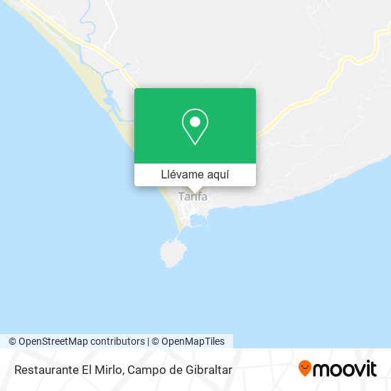 Mapa Restaurante El Mirlo