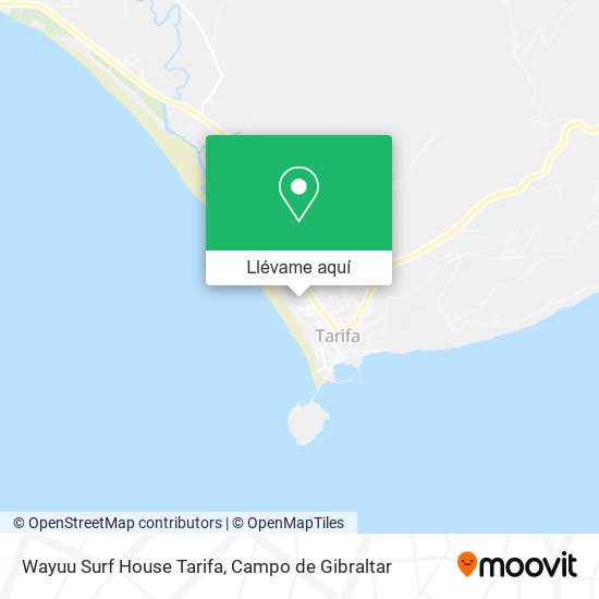 Mapa Wayuu Surf House Tarifa