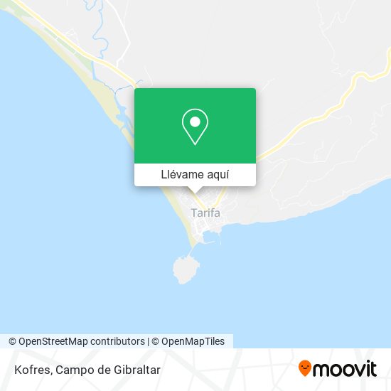 Mapa Kofres