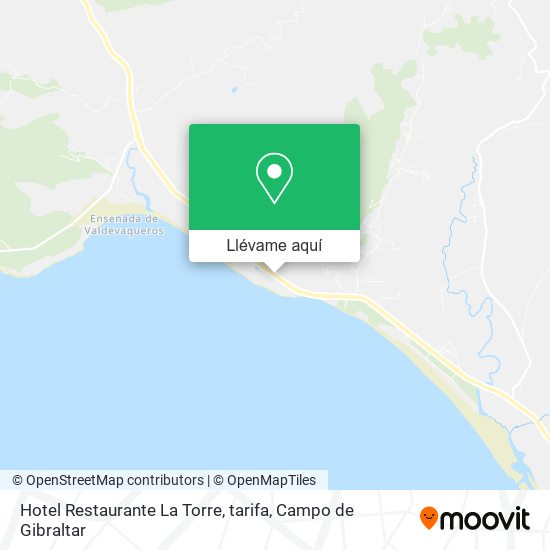 Mapa Hotel Restaurante La Torre, tarifa