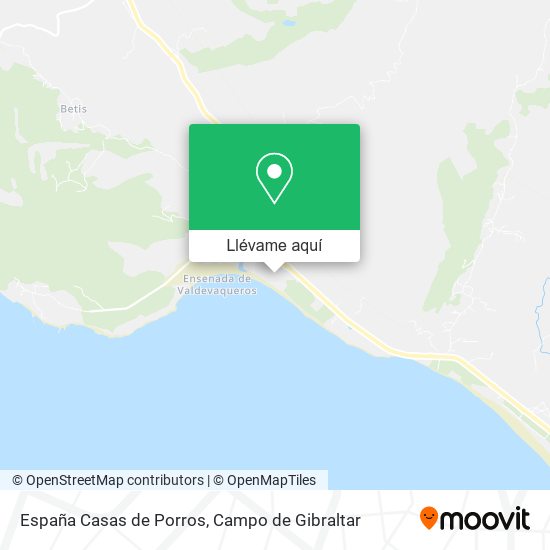 Mapa España Casas de Porros